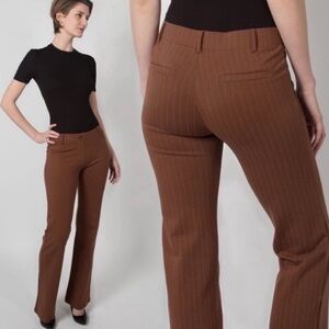 Betabrand Pants Brown Pinstripe Size XL-Long
